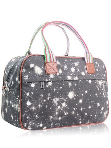 Sleva Velká černá  cestovní taška  Hvězdná obloha